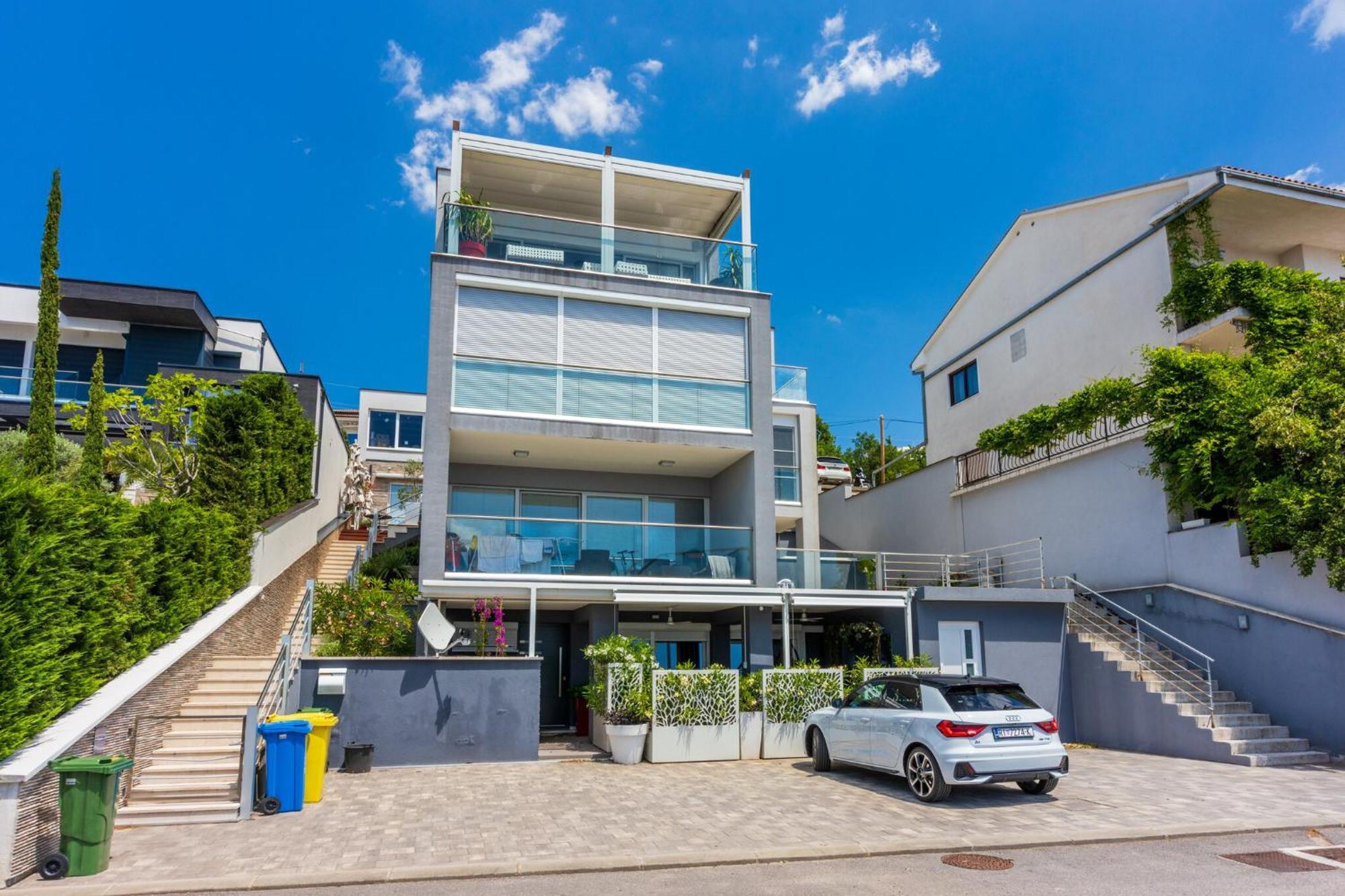 Panoramica Apartment With Whirlpool ซริกเวนิซา ภายนอก รูปภาพ