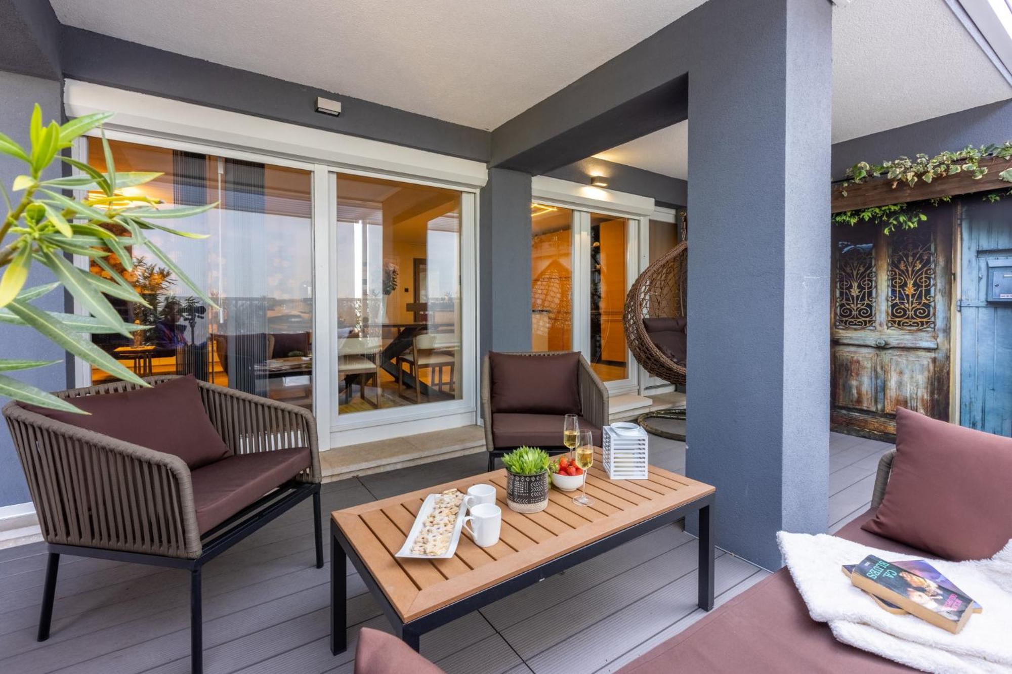 Panoramica Apartment With Whirlpool ซริกเวนิซา ภายนอก รูปภาพ
