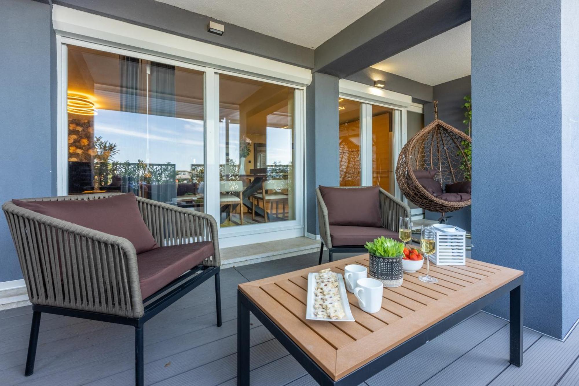 Panoramica Apartment With Whirlpool ซริกเวนิซา ภายนอก รูปภาพ